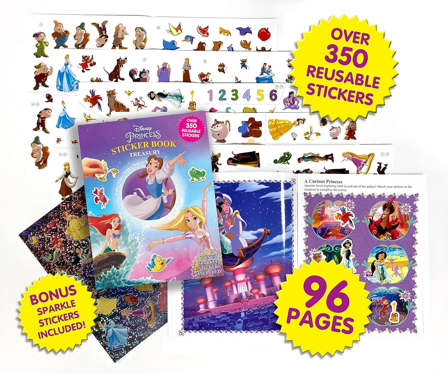 DISNEY PRINCESS STICKER BOOK TREASURY 2020