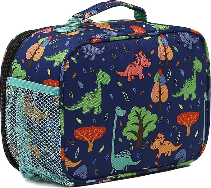 Travelers Club Kids Luggage With 360° 4 Wheel Spinner Dino