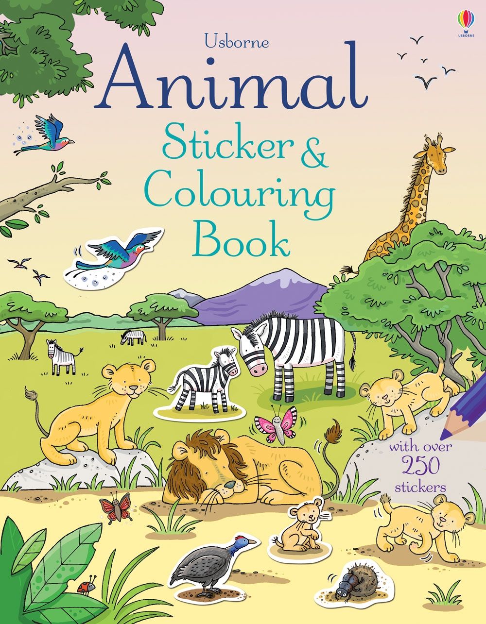 Usborne Animal Sticker & Coloring Book