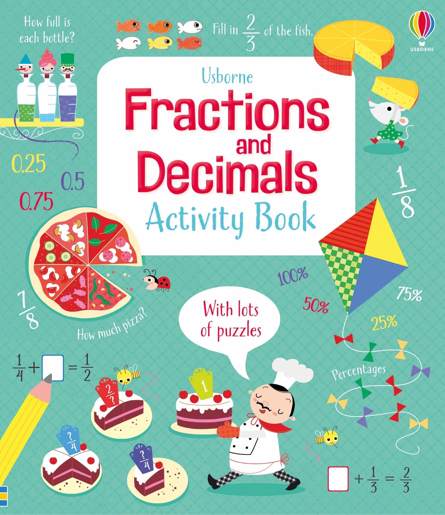 Usborne Fractions & Decimals Activity Book