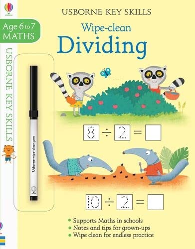 Usborne Key Skills Wipe Clean Dividing