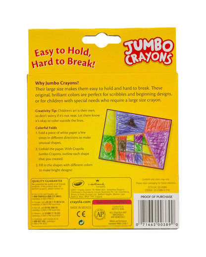 Crayola 8 Count Jumbo Crayons