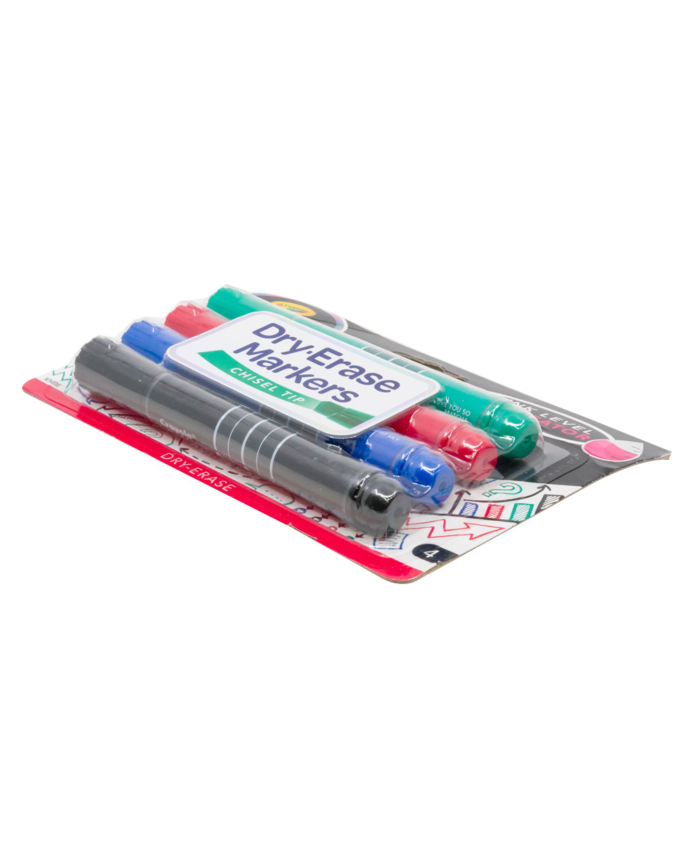 Crayola 4 Count Take Note Broad Line Dry Erase Markers