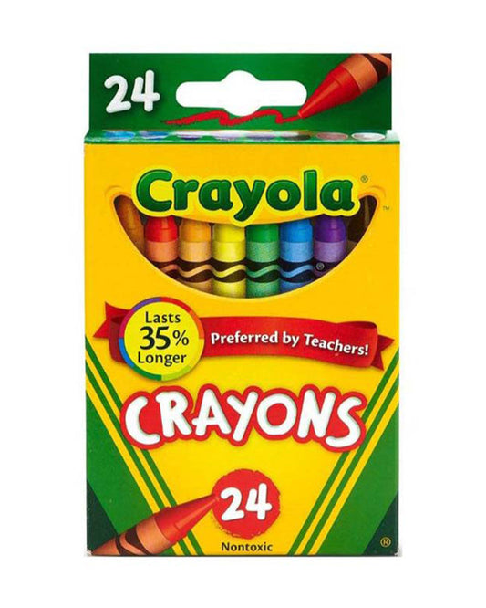 Crayola 24 Count Crayons Peggable