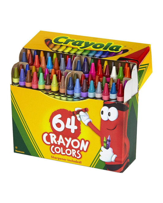 Crayola 64 Count Crayons Non Peggable