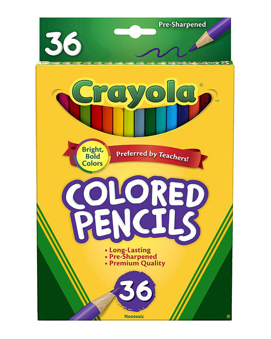 Crayola 36 Count Colored Pencils Long
