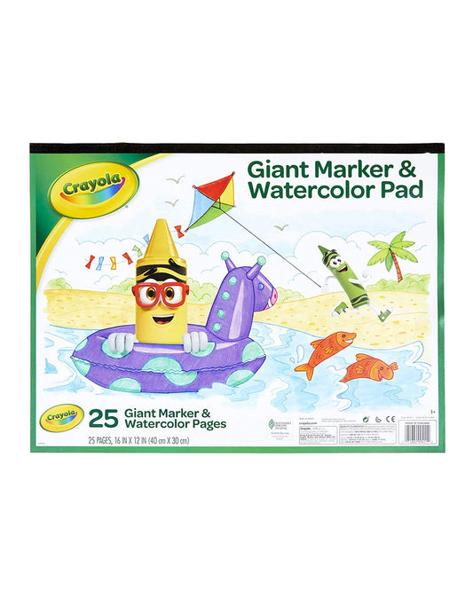 Crayola Giant Marker & Watercolor Pad