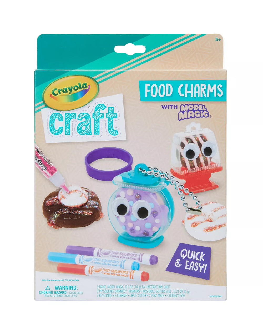 Crayola Craft Food Charms Pack of 12