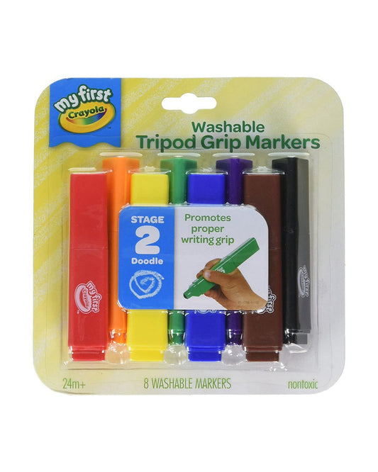 Crayola 6 Count My First Crayola Tripod Grip Markers