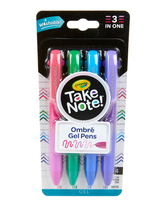 Crayola Ombre Gel Pens Pack of 4
