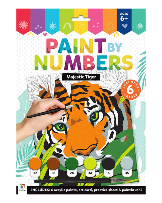 Hinkler Majestic Tiger Paint by Numbers