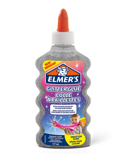Elmer's 177ML Glitter Glue Silver