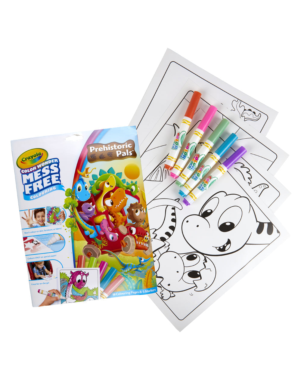 Copie de Crayola Color Wonder Foldalope Pre-Historic Pals