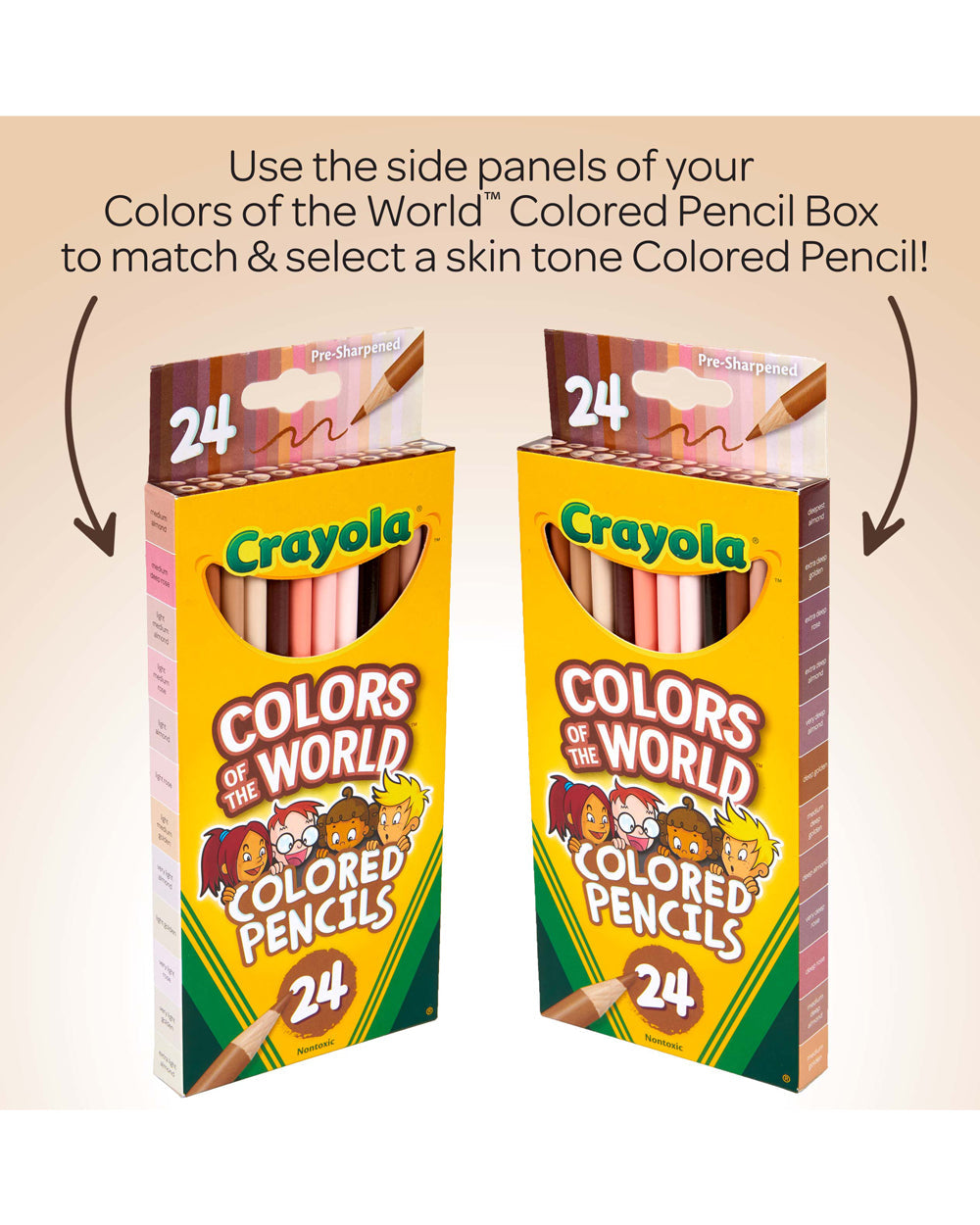 Crayola Colors of the World Pencils Pack of 24