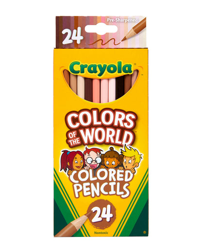 Crayola Colors of the World Pencils Pack of 24