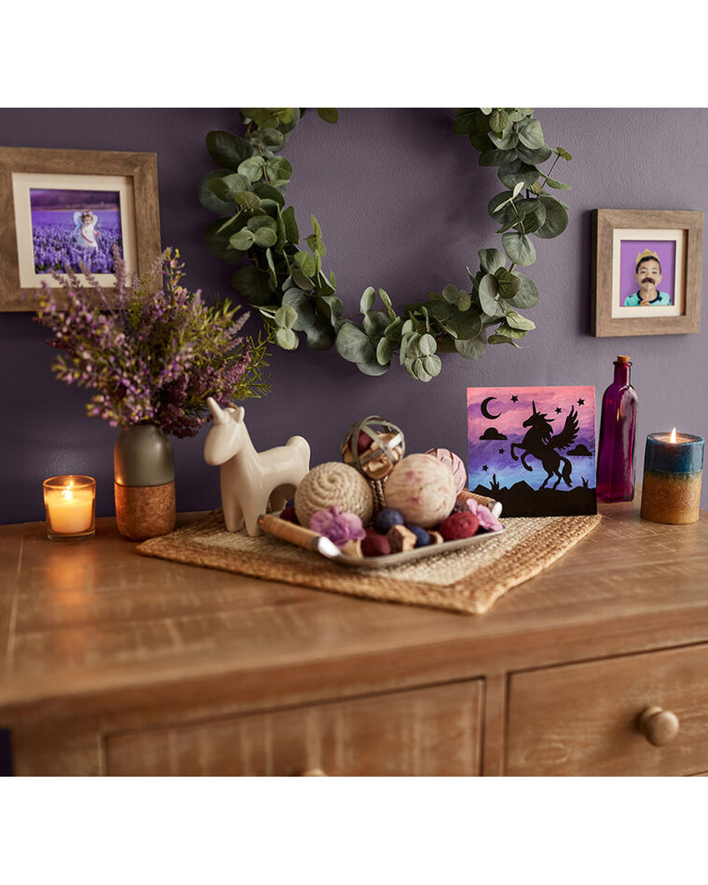 Crayola Craft Paint Stick Silhouette Art Unicorn Let's Create