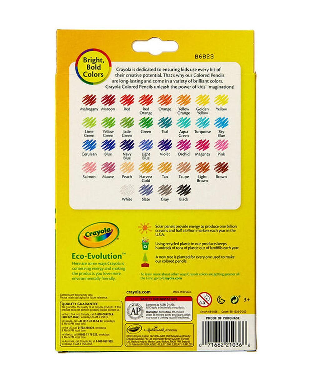 Crayola Erasable Colored Pencils Pack of 36