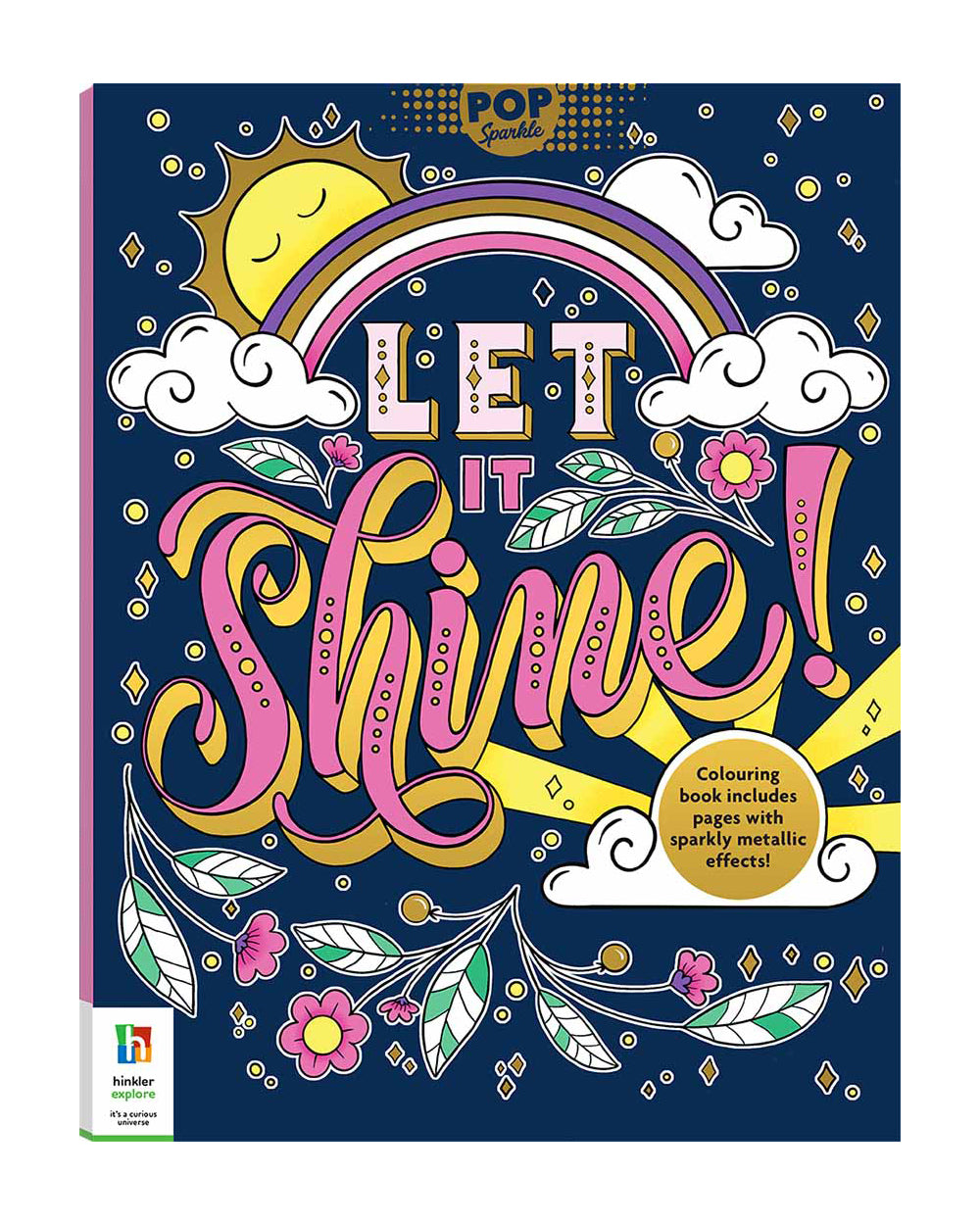 Hinkler Pop Sparkle Let it Shine Coloring Book