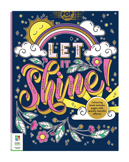 Hinkler Pop Sparkle Let it Shine Coloring Book