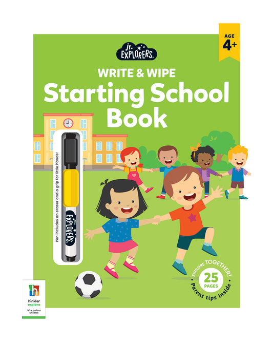 Hinkler Junior Explorers Write & Wipe Starting School Book