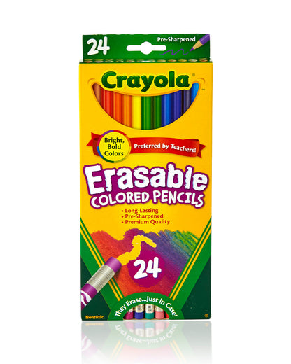 Crayola Erasable Colored Pencils Pack of 24