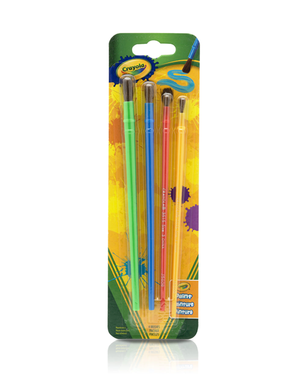 Crayola 4 Pieces Art & Craft Brush Set