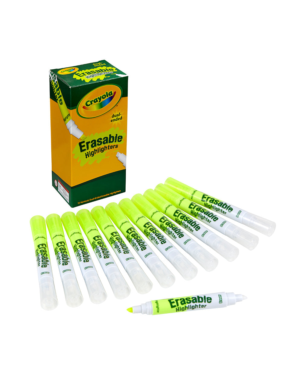 Crayola 12 Count Bulk Set Dual Ended Erasable Highlighter