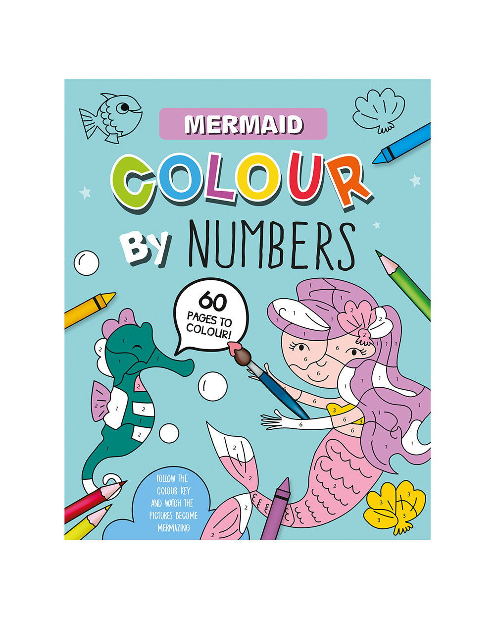 Eurowrap Mermaid Color By Numbers