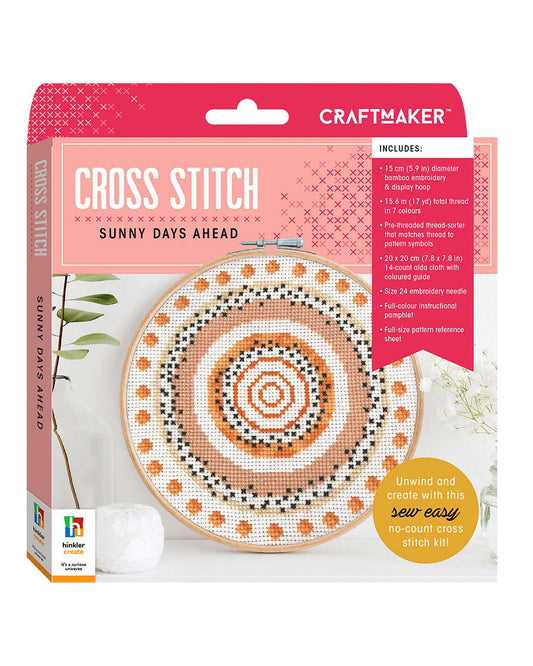 Hinkler Craft Maker Cross Stitch Kit Sunny Days Ahead