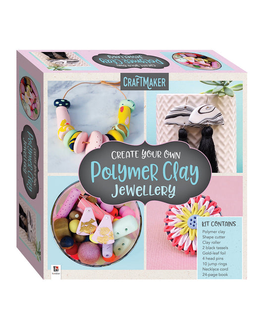 Hinkler CraftMaker Create Your Own Polymer Clay Jewellery 2021 Edition