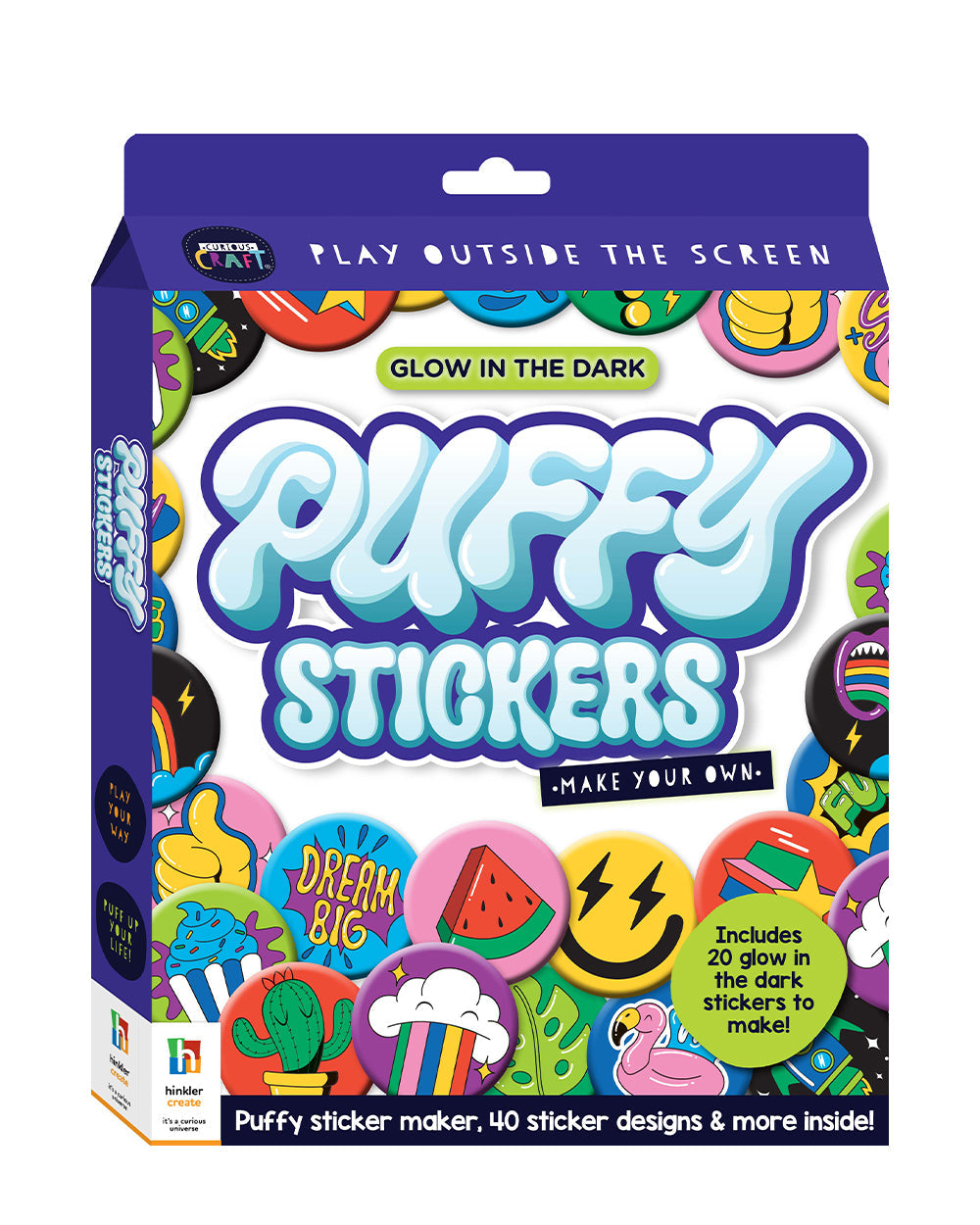 Hinkler Curious Craft Make Your Own Puffy Stickers Kit