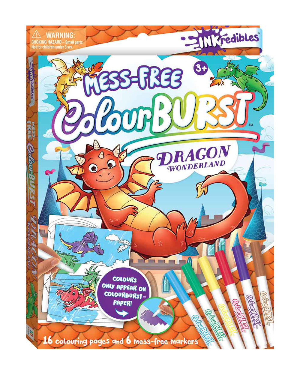 Hinkler Inkredibles Color Burst Dragon Wonderland