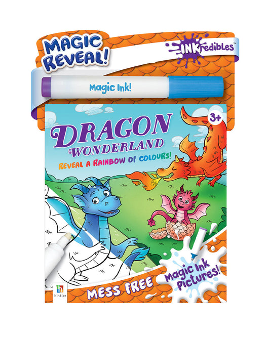 Hinkler Inkredibles Magic Ink Pictures Dragon Wonderland