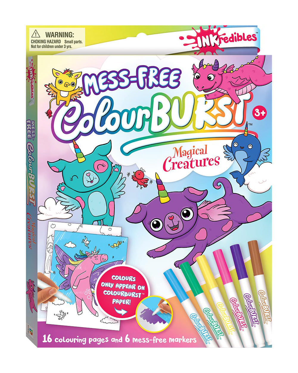 Hinkler Inkredibles Magical Creatures Color Burst