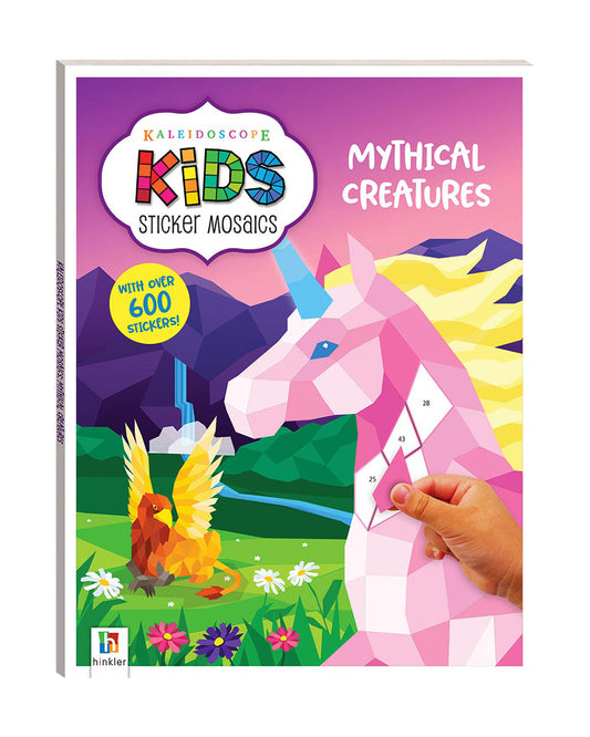 Hinkler Kaleidoscope Kids Sticker Mosaics Mythical Creatures