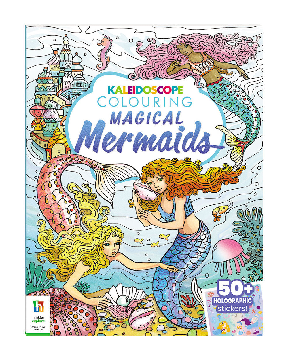 Hinkler Kaleidoscope Sticker Coloring Magical Mermaids