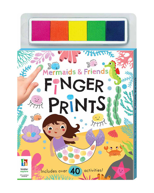 Hinkler Mermaids & Friends Finger Prints Kit