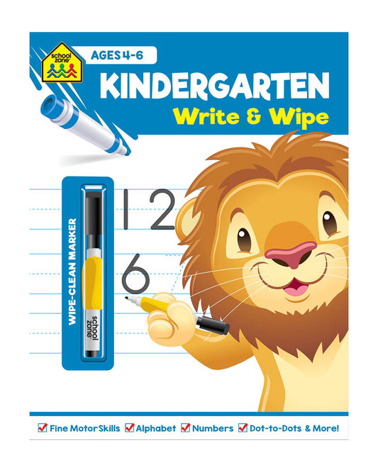 Hinkler School Zone Write & Wipe Kindergarten