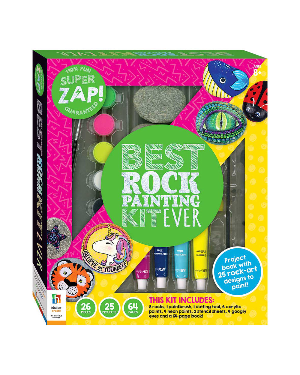 Hinkler Super Zap Best Rock Painting Kit Ever