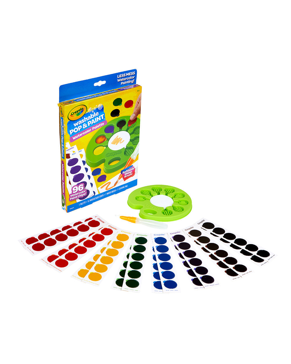 Crayola Pop & Paint Washable Watercolor Palette