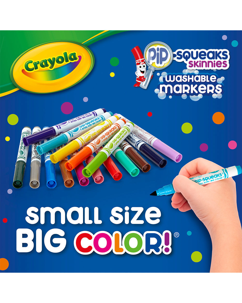 Crayola Washable Pip Squeaks Skinnies Markers Pack of 16