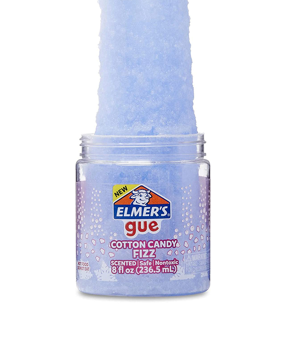 Elmer's 236.5ML Gue Cotton Candy Fizz Premade Gue Slime Blue