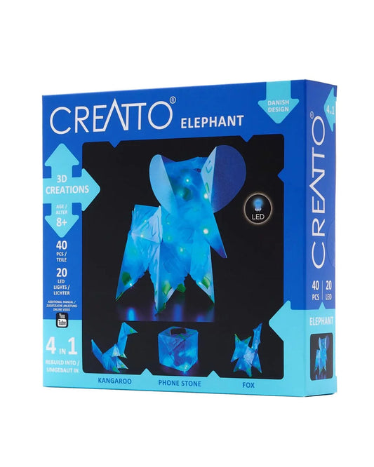 Thames & Kosmos Creatto Elephant Light Up Crafting Puzzle Kit