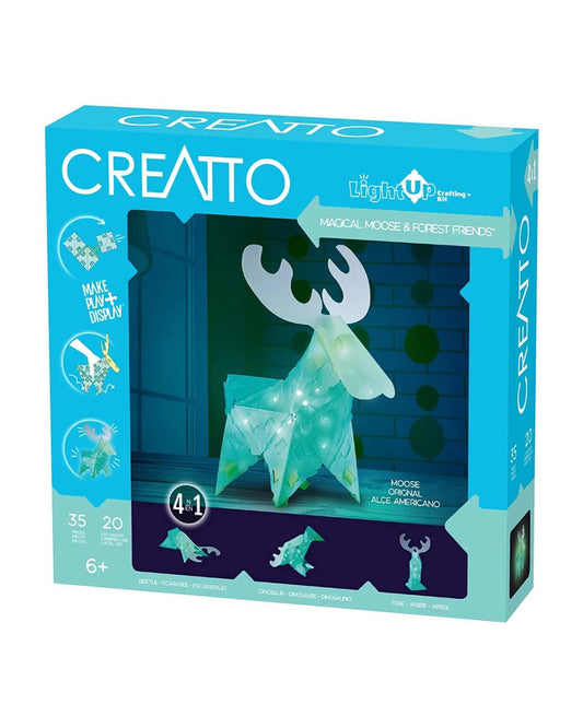 Thames & Kosmos Creatto Moose Light Up Crafting Puzzle Kit