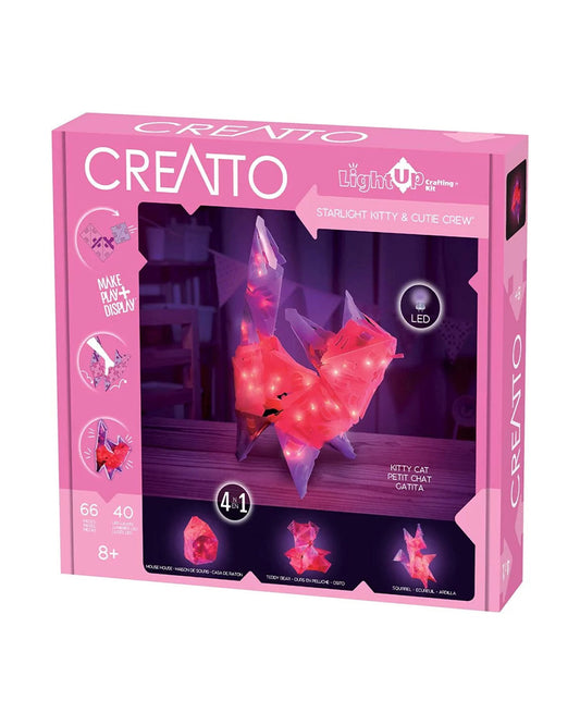 Thames & Kosmos Creatto Kitty Light Up Crafting Puzzle Kit