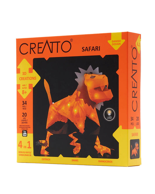 Thames & Kosmos Creatto Safari Light Up Crafting Puzzle Kit