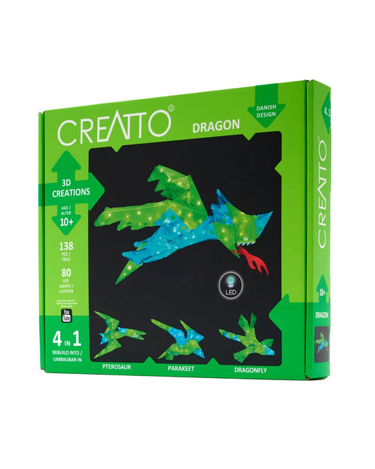 Thames & Kosmos Creatto Dragon Light Up Crafting Puzzle Kit