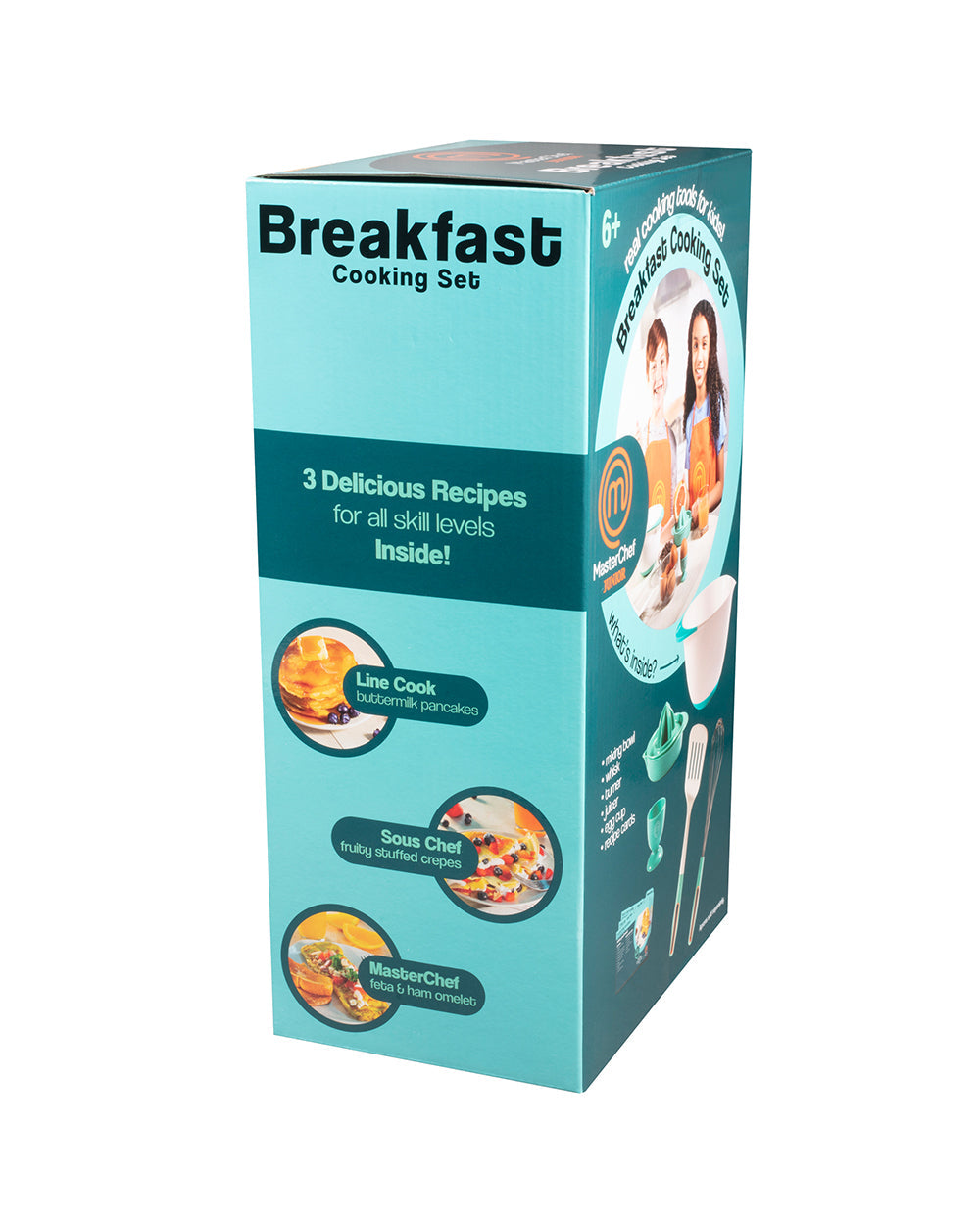 MasterChef Junior Breakfast Cooking Set of 6 Including Recipe Rards