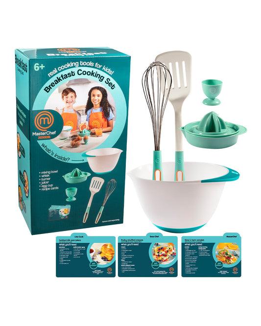 MasterChef Junior Breakfast Cooking Set of 6 Including Recipe Rards