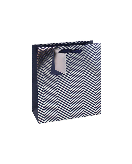 Eurowrap Male Chevron Medium Gift Bag